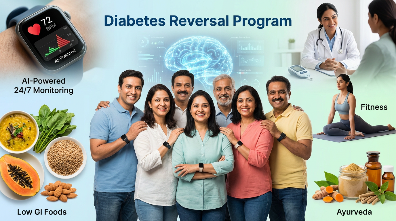 డయాబెటిస్ రివర్సల్ ప్రోగ్రామ్ - AI + ఆయుర్వేద