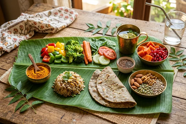 Indian anti-inflammatory and gut-healing foods for clear skin