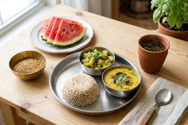 Indian DASH diet foods for blood pressure management