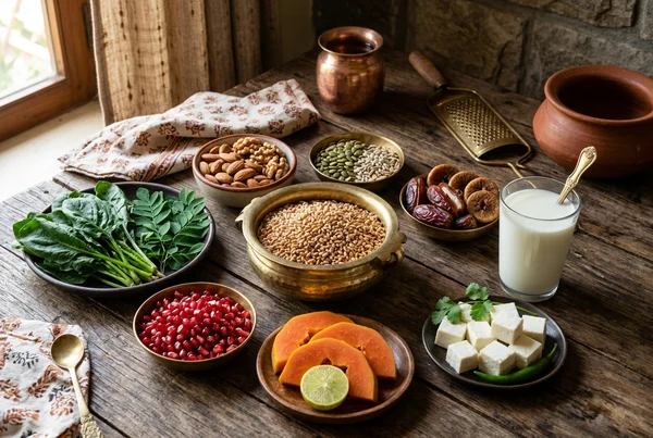 Fertility-supporting nutritious Indian foods for both partners