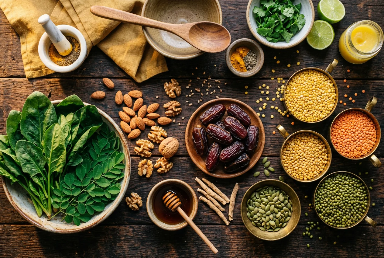 Testosterone and energy-boosting Indian foods for men's vitality
