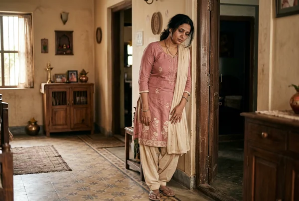 Indian woman with multiple sclerosis fatigue and numbness resting at home