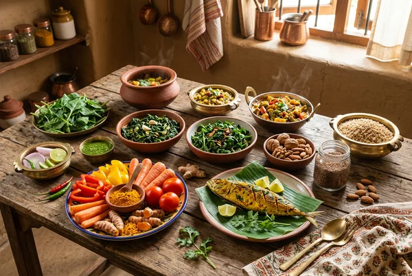 Anti-inflammatory nerve-supportive Indian foods for multiple sclerosis