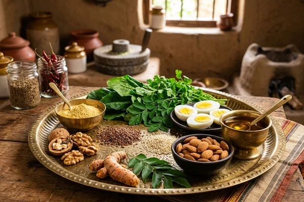 Indian foods rich in B12, omega-3, and nerve-healing nutrients