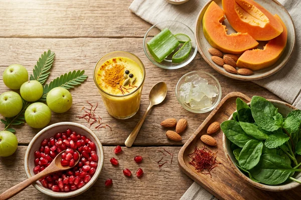 Indian foods rich in antioxidants for skin radiance