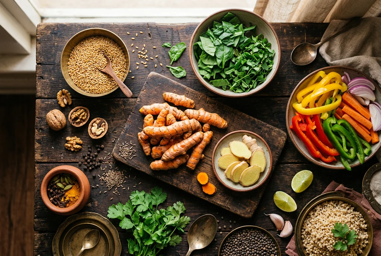 Anti-inflammatory Indian foods for joint health