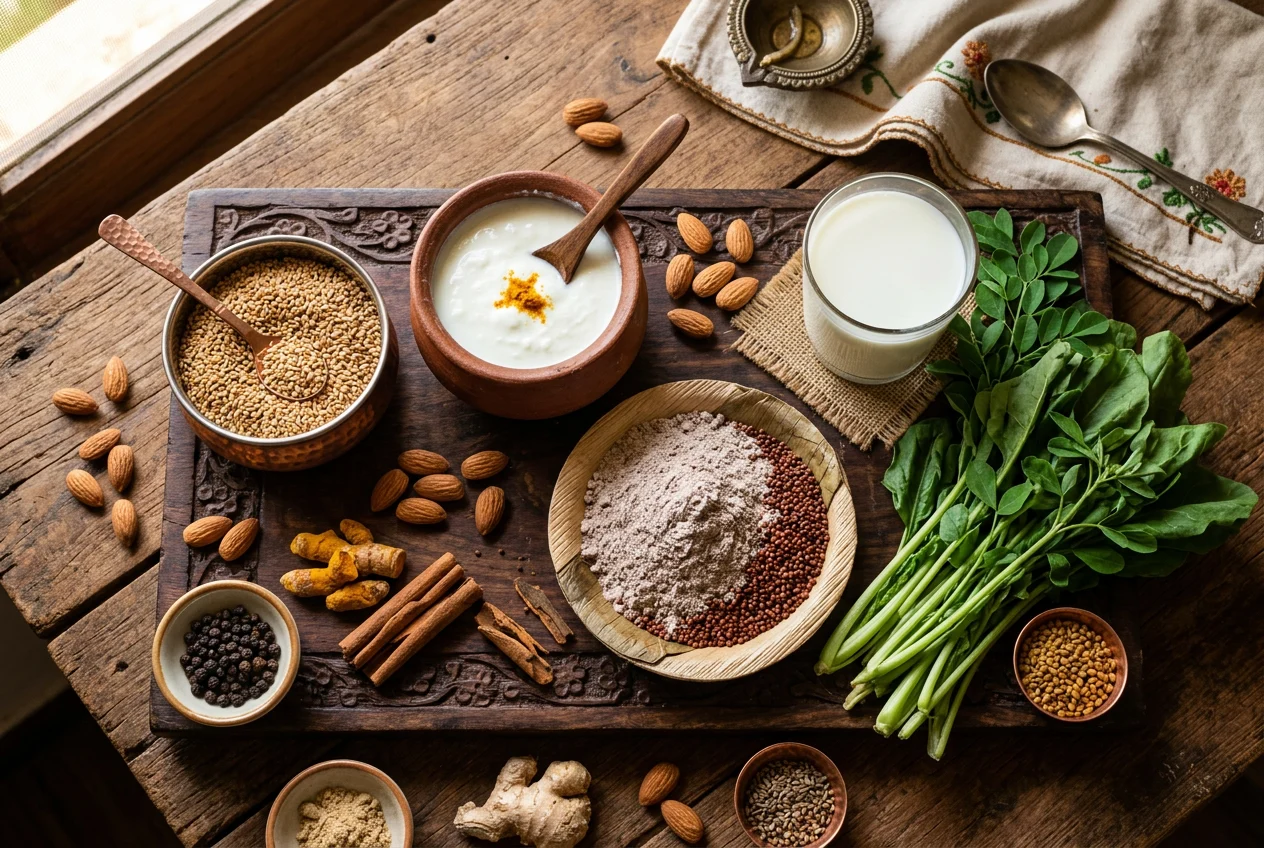 Anti-inflammatory Indian foods for bone and spine health
