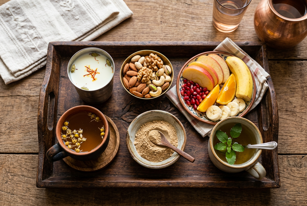 Indian calming foods for stress and anxiety relief