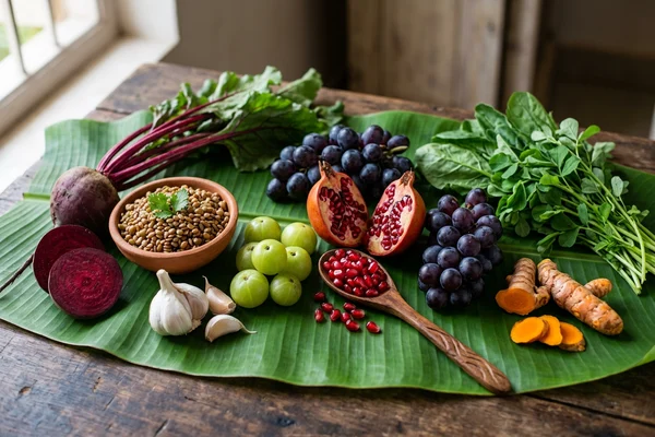 Indian foods that support vascular health and vein strength